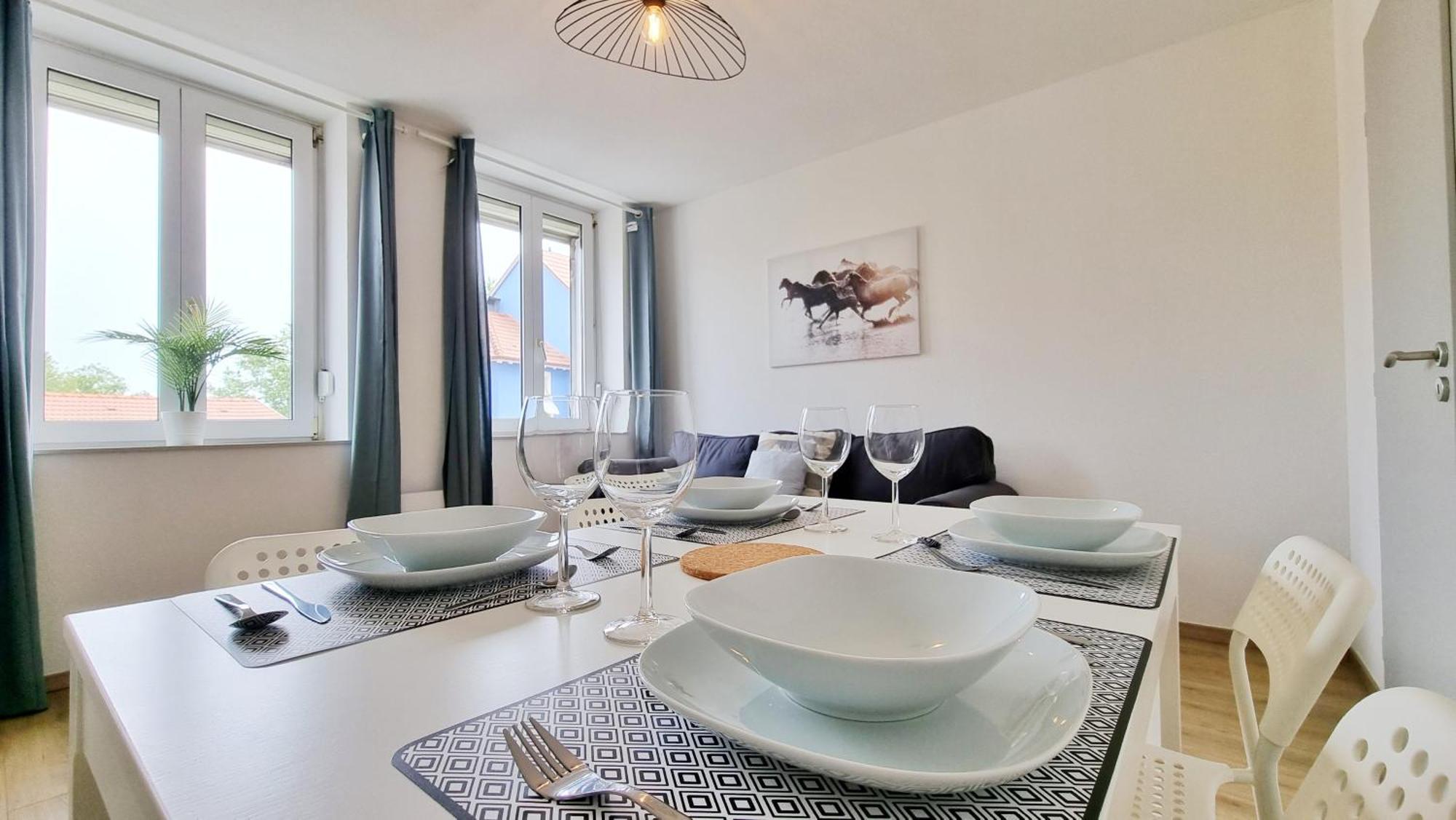 Le Triplex - 5 Chambres - 10 Pers- Fibre - Relax Bnb Mulhouse Exteriör bild